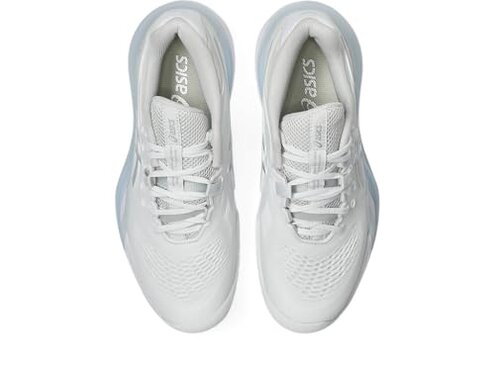 ASICS Women's Gel-Resolution X Tennis Shoes, 7.5, White/Pure Silver