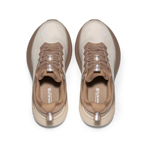 NORTIV 8 Women's Walking Shoes Cushion Comfortable ActiveBreeze Running Tennis Shoes Non-Slip Workout Gym Sports Athletic Breathable Fashion Sneakers,Size 8,Beige/Khaki,SNWS248W