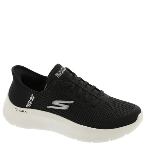 Skechers Women's Go Walk Flex Hands Free Slip-Ins - Grand Entry Sneaker, Black, 9 Wide US