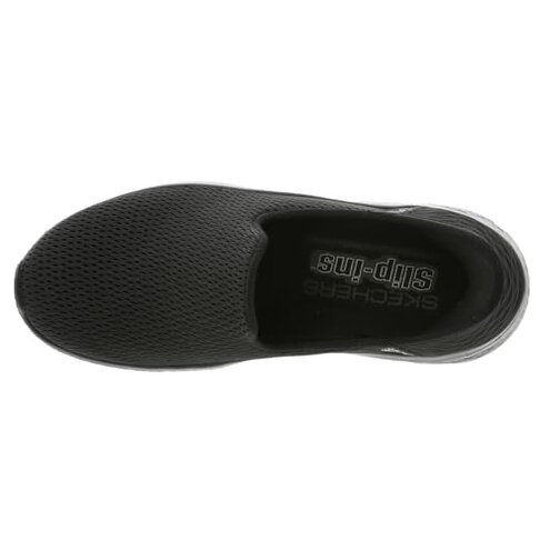 Skechers Women's Hands Free Slip-Ins Go Walk Flex-Relish Sneaker, Black, 8 US
