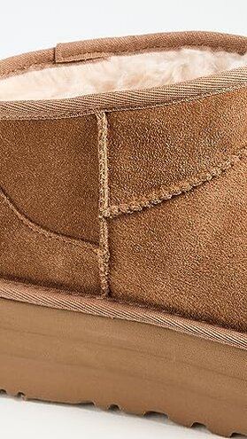 UGG Women's Classic Ultra Mini Platform Boot, Chestnut, 8