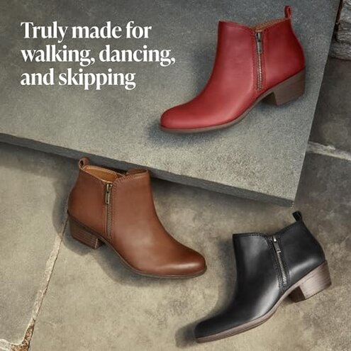 Lucky Brand Women's Basel Ankle Bootie, Distressed Natural, 8.5 M US