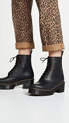 Dr. Martens Women's Shriver Fashion Boot, Black, 8