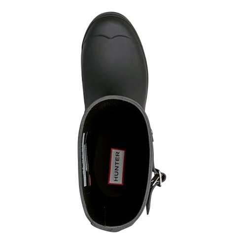 Hunter Women's Original Short Rain Boots, Black, 7
