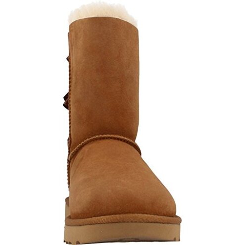UGG Women's Bailey Bow Ii Boot, Chestnut, 08