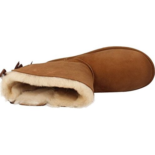 UGG Women's Bailey Bow Ii Boot, Chestnut, 08