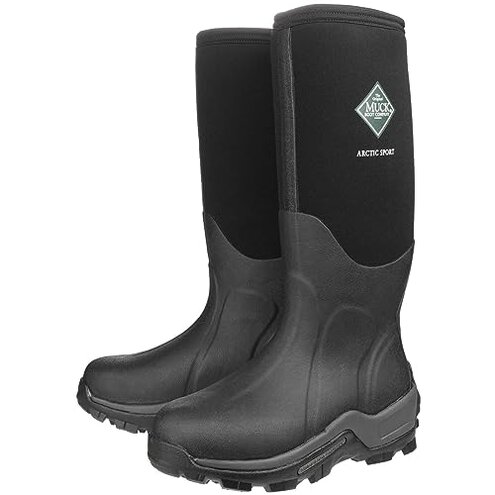 MUCK Women's Arctic Sport II Tall Boot, Black, Size 8(M)
