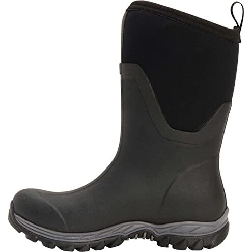 MUCK Boot Arctic Sport II Extreme Conditions Mid-Height Rubber Women's Winter Boot, Black, 9 US/9 M US