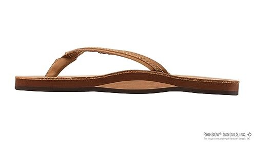 Rainbow Sandals Women&rsquo;s Flirty Braidy Premier Leather w/Single Braided Strap, Sierra Brown, Ladies X-Large / 8.5-9.5 B(M) US