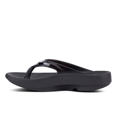 OOFOS OOlala Recovery Sandal, Black - Women’s Size 8