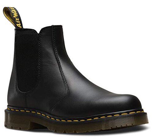 Dr. Martens, Unisex 2976 Slip Resistant Service Boots, Black, 7 US Men/8 US Women
