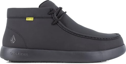 SR Max Ashland II, Men's, Black Soft Toe, MaxTrax Slip Resistant, Slip On, Work Shoe (9.5 M)