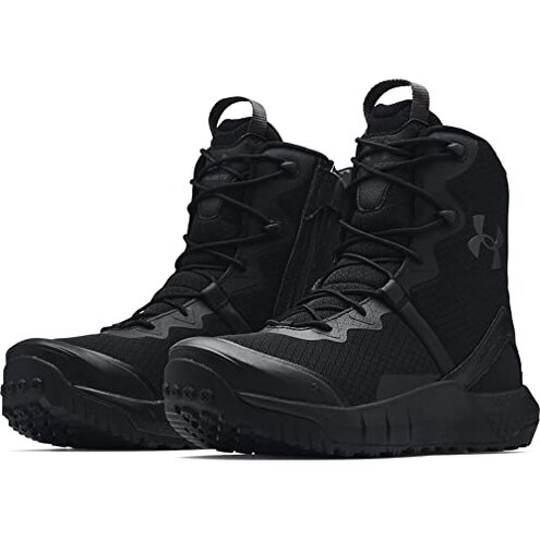 Under Armour mens Micro G Valsetz Zip Military and Tactical Boot, Black (001 Black, 10.5 US