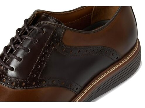 Johnston & Murphy Men's McGuffey Oiled Leather Plain Toe Casual Shoe, Tan Oiled Full Grain, 9.5 M