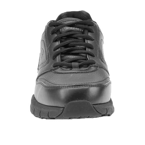 Skechers womens Nampa-wyola Food Service Shoe, Black Polyurethane, 7 US