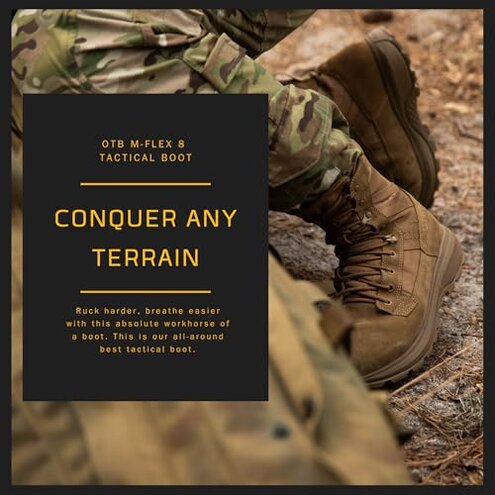 Thorogood GEN-Flex2 8&rdquo; Side-Zip Black Tactical Boots for Men and Women - High-Shine Leather Heel & Toe with Goodyear Storm Welt and Slip-Resistant Outsole - 13 W US