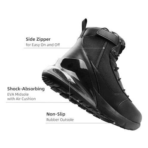 FREE SOLDIER Women&rsquo;s Tactical Boots 8 Inches Lightweight Combat Boot Durable Military Work Outdoors Boots Desert Boot for Women(Thin Tan 8)