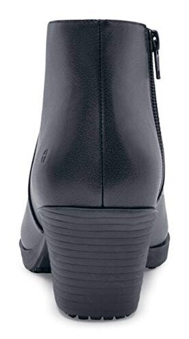 Lugz Women's Clipper Slip-Resistant Work Shoe, Black, 7 M US