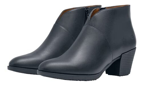 Lugz Women's Clipper Slip-Resistant Work Shoe, Black, 7 M US