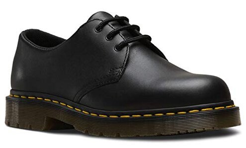 Dr. Martens, Unisex 1461 Slip Resistant Service Shoes, Black, 12 US Men/13 US Women