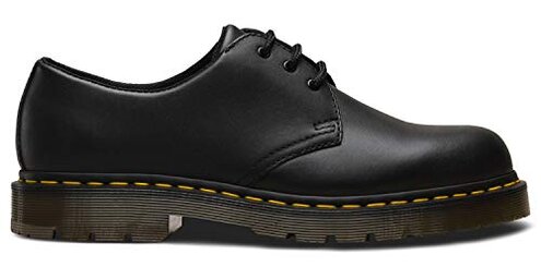 Dr. Martens, Unisex 1461 Slip Resistant Service Shoes, Black, 12 US Men/13 US Women