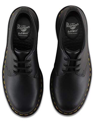 Dr. Martens, Unisex 1461 Slip Resistant Service Shoes, Black, 12 US Men/13 US Women