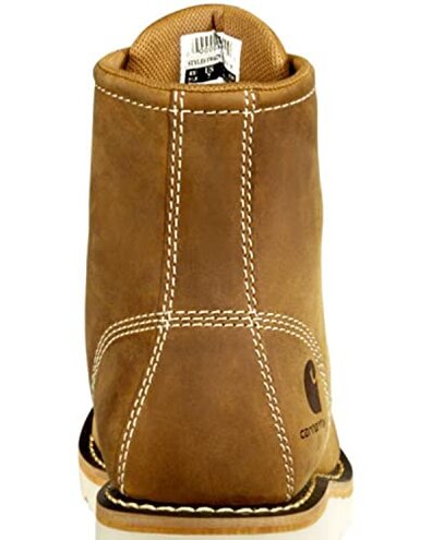 Carhartt Women's Wedge 6" Waterproof Soft Toe Ankle Boot, Light Brown - 7.5 M