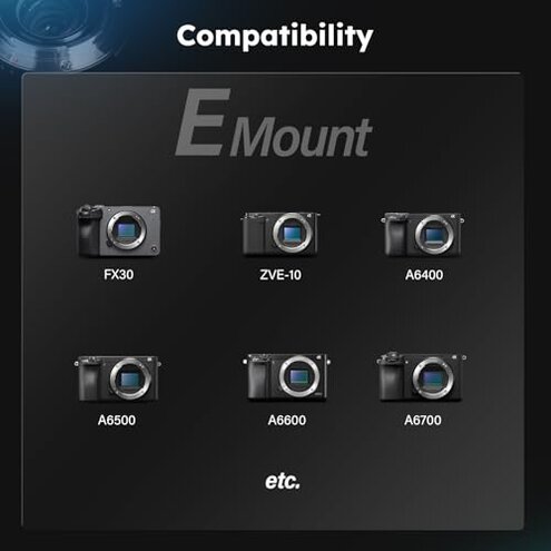SIRUI Saturn 50mm T2.9 1.6X Full Frame Carbon Fiber Anamorphic Lens, Cine Lens for E Mount Cameras, Less Than 500g (Neutral Flare)
