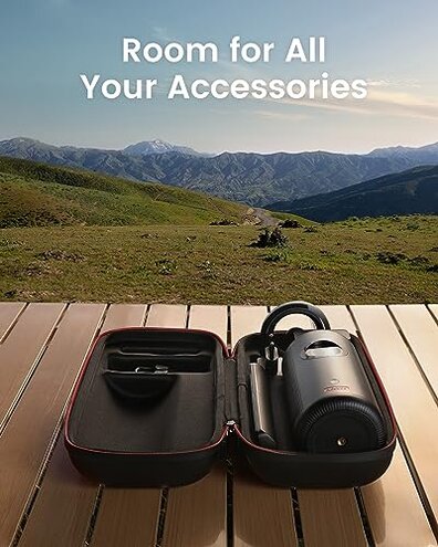 NEBULA Capsule 3 Laser Official All-in-One Travel Case, Customized for Capsule 3, Adapter, Remote Control, Cables and Stand, Waterproof and Protective Polyester