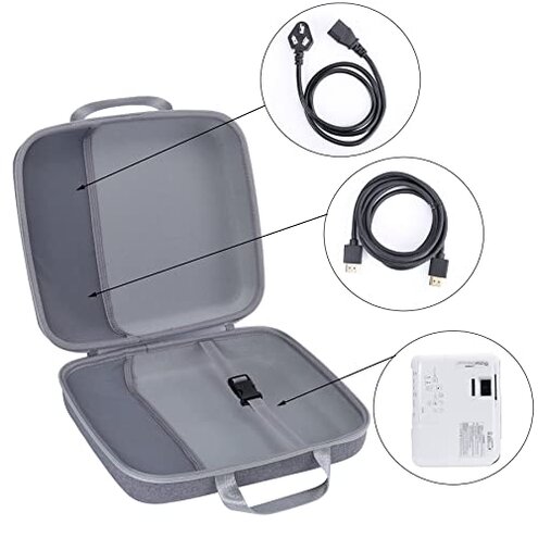 Aenllosi Hard Carrying Case Replacement for Epson VS260/EX7280/EX3280/EX5280/880/1080/CO-W01 SVGA 3LCD Projector