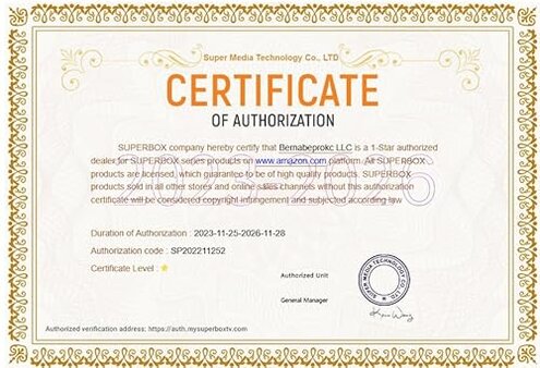 2025 New Device with, Mini Controller, 64GB Memory Card, LED Strip Lights, Power Cable, HDMI Cord, Storage Case & Setup Guide.