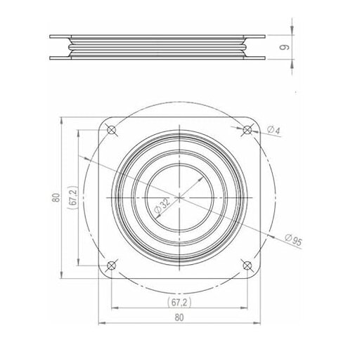 cyclingcolors Rotating Swivel Plate Galvanized Steel Turntable TV Table bar Chair Stool