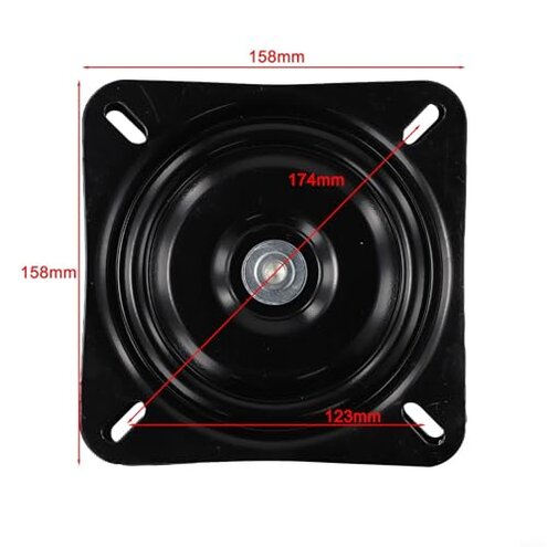 Turntable Bearing Heavy Duty 360 Degree Rotating Swivel Plate Cold Rolled Steel Bearing Ball Bearing Swivel For Swivel Chairs, Bar Chairs, Rotating Brackets.