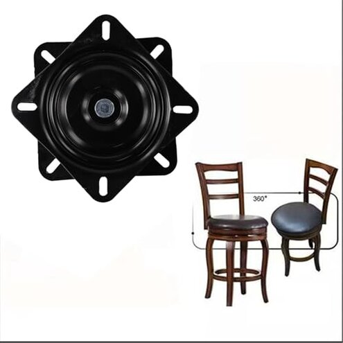 Turntable Bearing Heavy Duty 360 Degree Rotating Swivel Plate Cold Rolled Steel Bearing Ball Bearing Swivel For Swivel Chairs, Bar Chairs, Rotating Brackets.