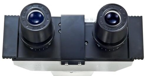 OMAX M82E Series LED Binocular Compound Lab Microscope - 40X-2000X Magnification - Microscope Kit with 100 Blank Slides & Cover Slips