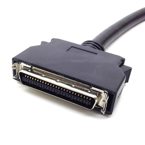 GXMRHWY SCSI HPCN 50Pin Male to HPCN 50Pin Male Straight Cable with Shrapnel Type Interface 3Meter