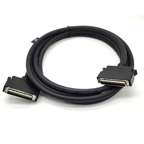 GXMRHWY SCSI HPCN 50Pin Male to HPCN 50Pin Male Straight Cable with Shrapnel Type Interface 3Meter