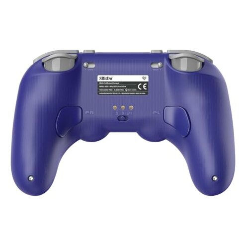 8BitDo Pro 3 Bluetooth Controller for Switch/Switch 2 &ndash; TMR Joysticks, Swappable ABXY Buttons, Pro Back Buttons, Charging Dock, Hall Effect Triggers, for Windows, Apple, SteamOS, Android - Purple