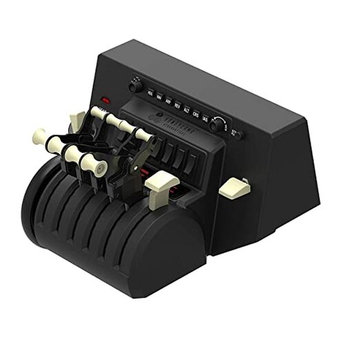 Honeycomb Bravo Throttle Quadrant &mdash; Flight Simulator Controls w/Autopilot, Annunciator Panel, Gear, Flaps, Trim Wheel &mdash; All-in-One Cockpit System w/Configurable Throttle Setup