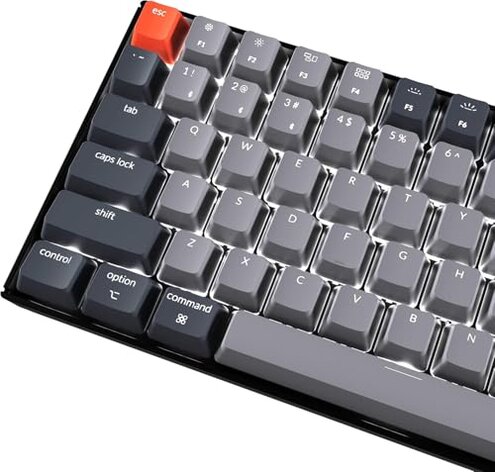 Keychron K4 96% Layout 100 Keys Wireless Bluetooth 5.1/Wired USB Mechanical Gaming Keyboard with Gateron G Pro Brown Switch White LED Backlight N-Key Rollover for Mac Windows PC-Version 2