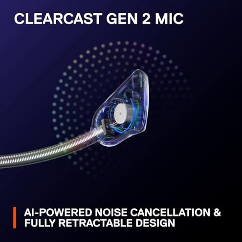 SteelSeries Arctis Nova 7 Wireless Multi-Platform Gaming Headset &mdash; Neodymium Magnetic Drivers &mdash; 2.4GHz + Mixable Bluetooth &mdash; 38Hr USB-C Battery &mdash; ClearCast Gen2 AI Mic &mdash; PC, PS5, Switch, VR, Mobile
