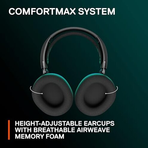 SteelSeries Arctis Nova 7 Wireless Multi-Platform Gaming Headset &mdash; Neodymium Magnetic Drivers &mdash; 2.4GHz + Mixable Bluetooth &mdash; 38Hr USB-C Battery &mdash; ClearCast Gen2 AI Mic &mdash; PC, PS5, Switch, VR, Mobile