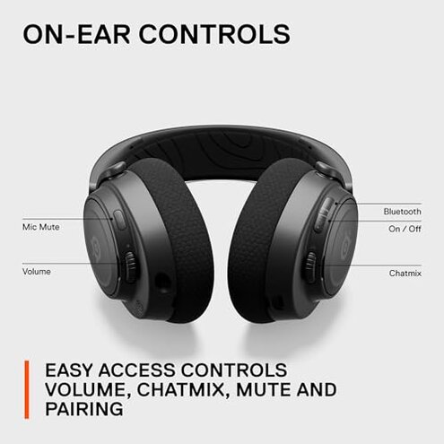 SteelSeries Arctis Nova 7 Wireless Multi-Platform Gaming Headset &mdash; Neodymium Magnetic Drivers &mdash; 2.4GHz + Mixable Bluetooth &mdash; 38Hr USB-C Battery &mdash; ClearCast Gen2 AI Mic &mdash; PC, PS5, Switch, VR, Mobile