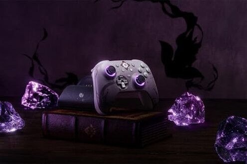 8BitDo Ultimate 2 Wireless Controller for Windows, Apple, Steam & Android, TMR Joysticks, Hall/Tactile Triggers, Motion Control,1000Hz Polling Rate -Evernight(Officially Licensed by Honkai: Star Rail)