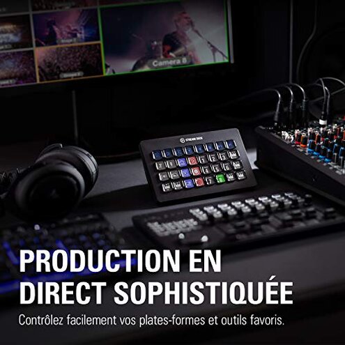 Elgato Stream Deck XL – Advanced Studio Controller, 32 macro keys, trigger actions in apps and software like OBS, Twitch, YouTube and more, works with Mac and PC