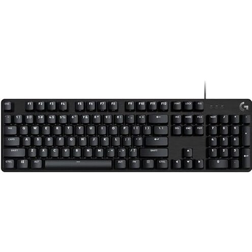 Logitech G413 SE Full-Size Mechanical Gaming Keyboard - Backlit Keyboard with Tactile Mechanical Switches, Anti-Ghosting, Compatible with Windows, macOS - Black Aluminum