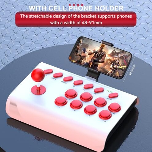 MAYFLASH F300 Arcade Fight Stick Joystick for Switch/Switch 2, PS4, PS3, Xbox Series S/X, Xbox One, Xbox 360, macOS, Windows, Steam Deck and more