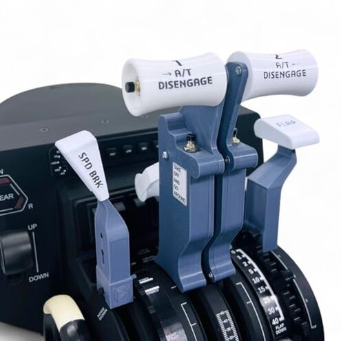 B737 Full Electronic Thrust Lever Set for Honeycomb Bravo Throttle Quadrant