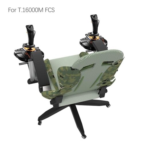EG STARTS 2 Set Chair Mount for Flight Sim Game Joystick, Throttle & Hotas Systems Compatible with Logitech G X56, X52, X52 Pro, Thrustmaster T-Flight Hotas, TCA, T.16000M