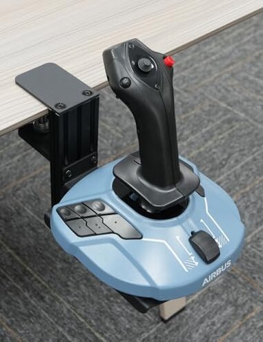 Quick Release Desk Mount: Compatible with WINWING URSA MINOR Space/Airline Joystick, Thrustmaster SimTask FarmStick/T.Flight HOTAS ONE, Compatible with Logitech G Extreme 3D Pro Joystick, Turtle Beach VelocityOne Flightstick